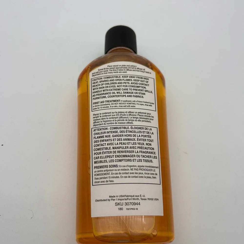 Pier 1 Imports Pumpkin Spice Reed Diffuser Oil Refill 16 fl oz 473 mL USA Made